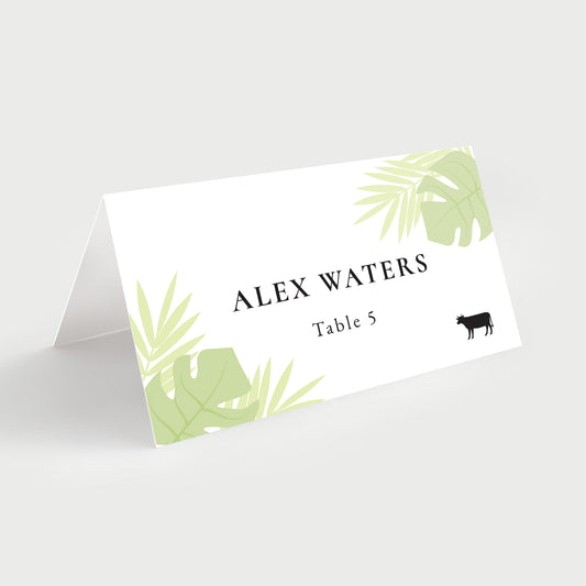 Beach Place Cards