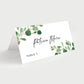 Greenery Place Cards