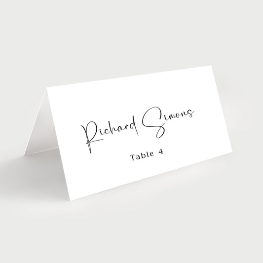 Calligraphy Place Cards