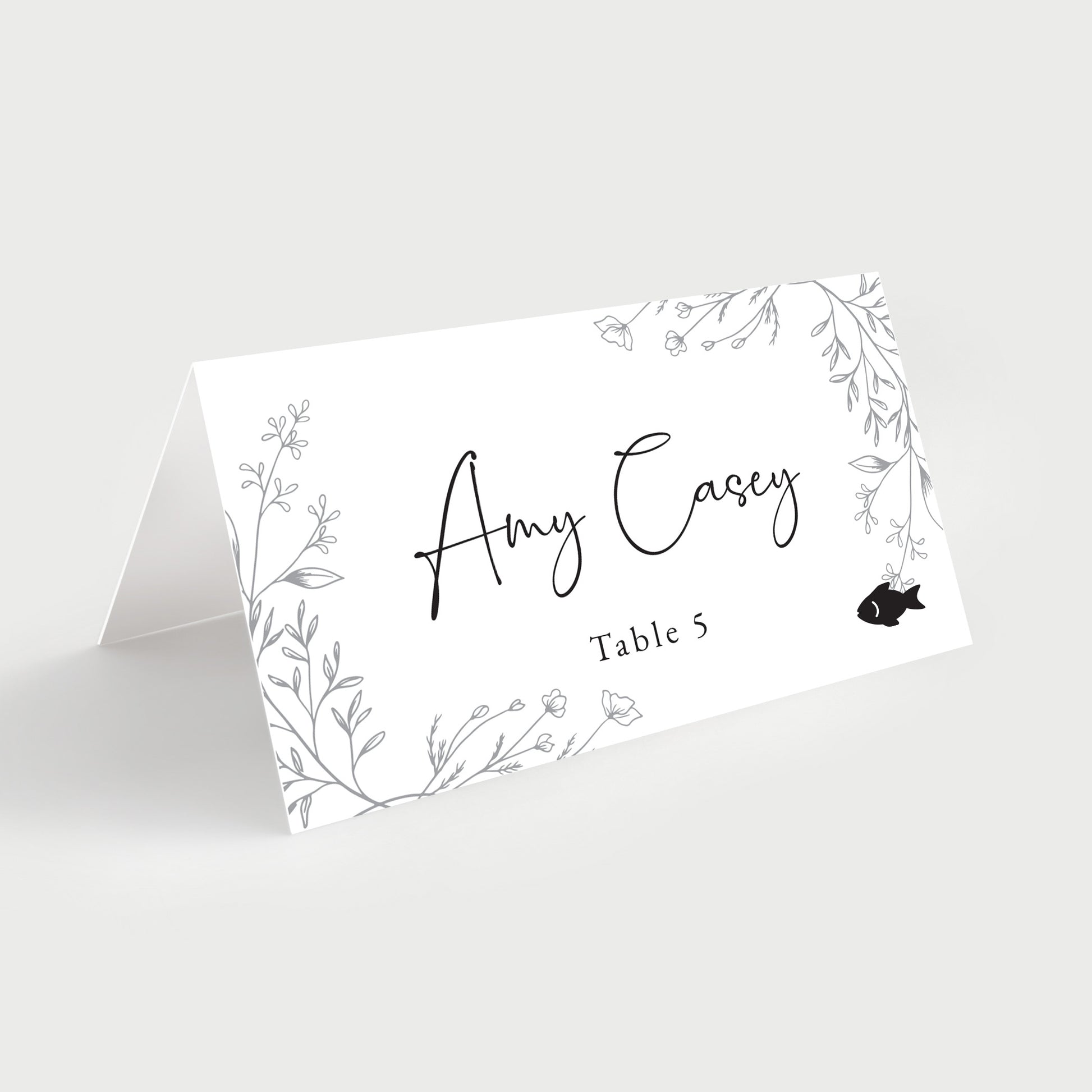 Botanical Wedding Place Cards