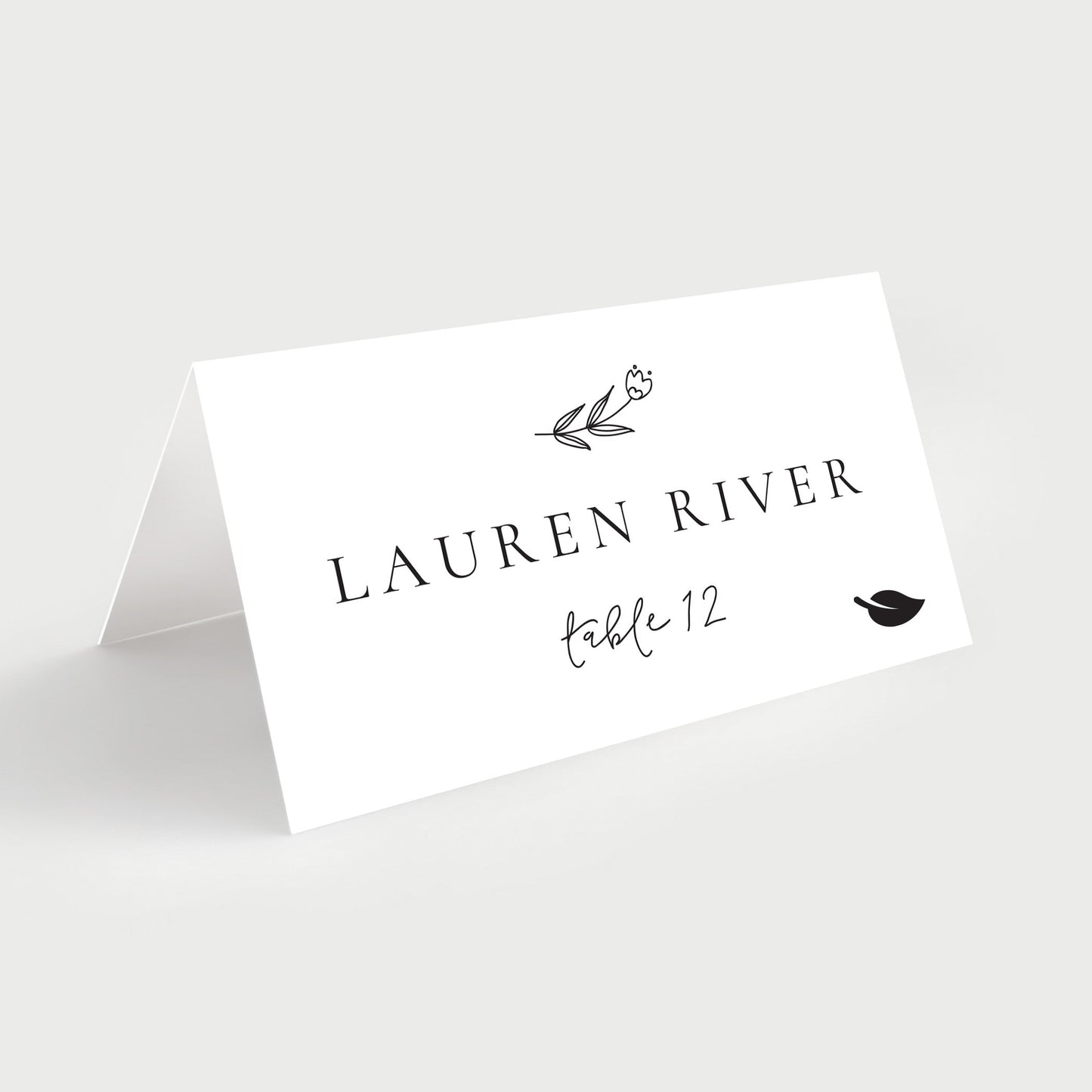 Personalized Name Place Cards