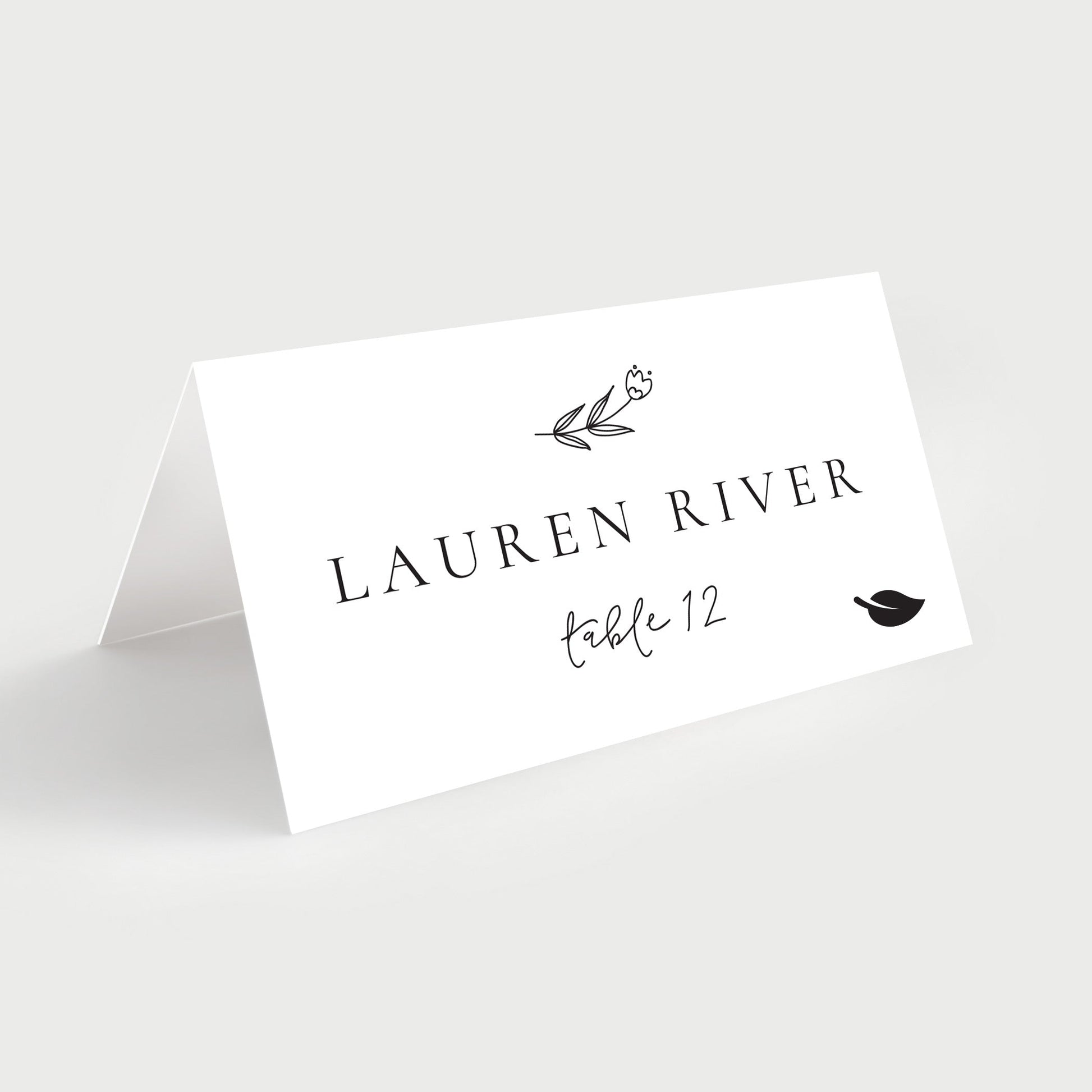 Personalized Name Place Cards