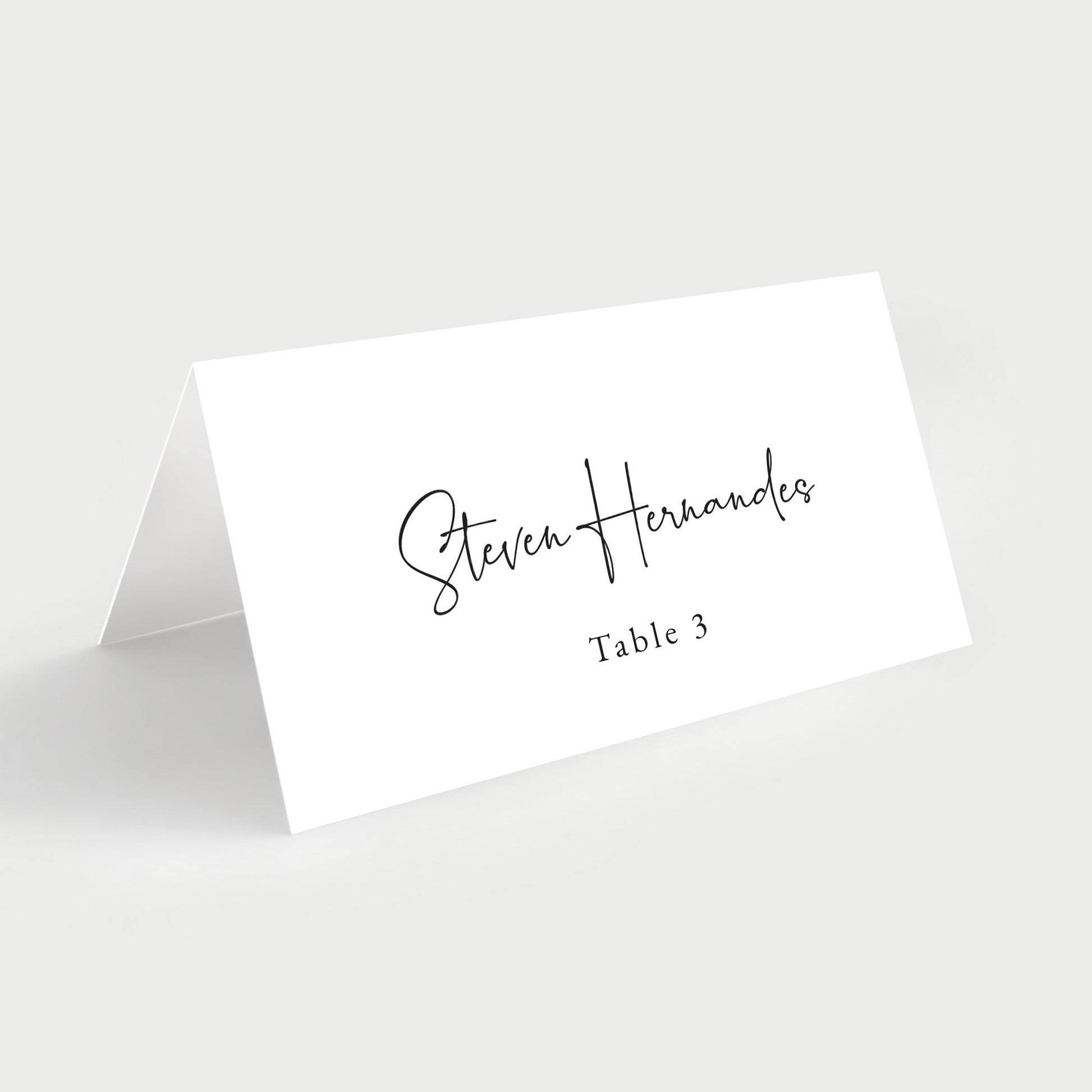 Simple Place Cards printed