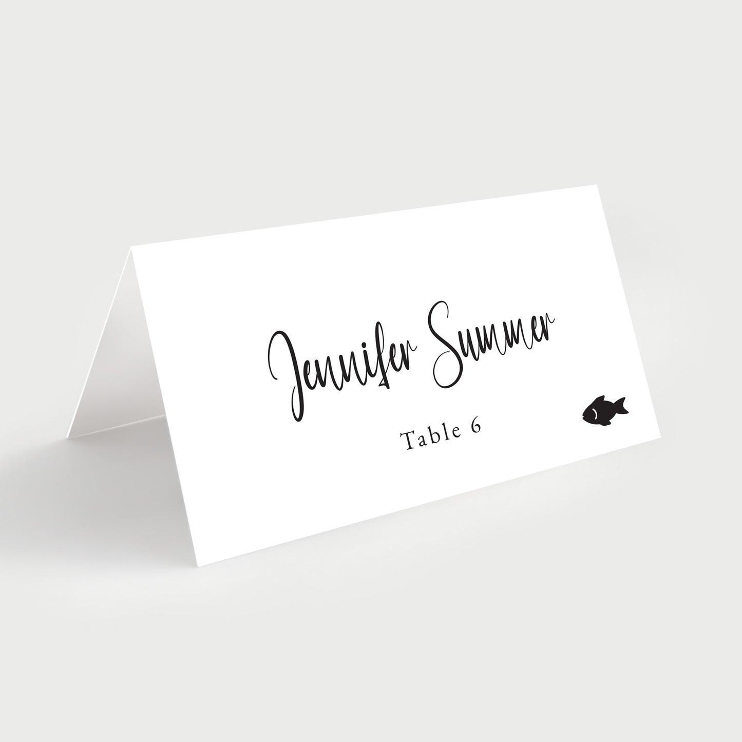 Classic Name Place Cards printed