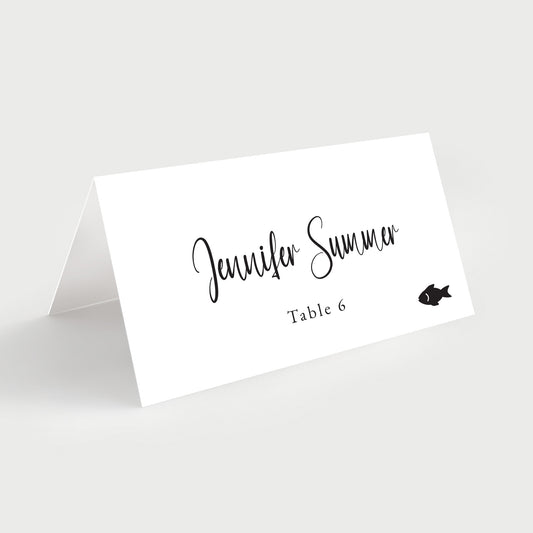 Classic Name Place Cards printed