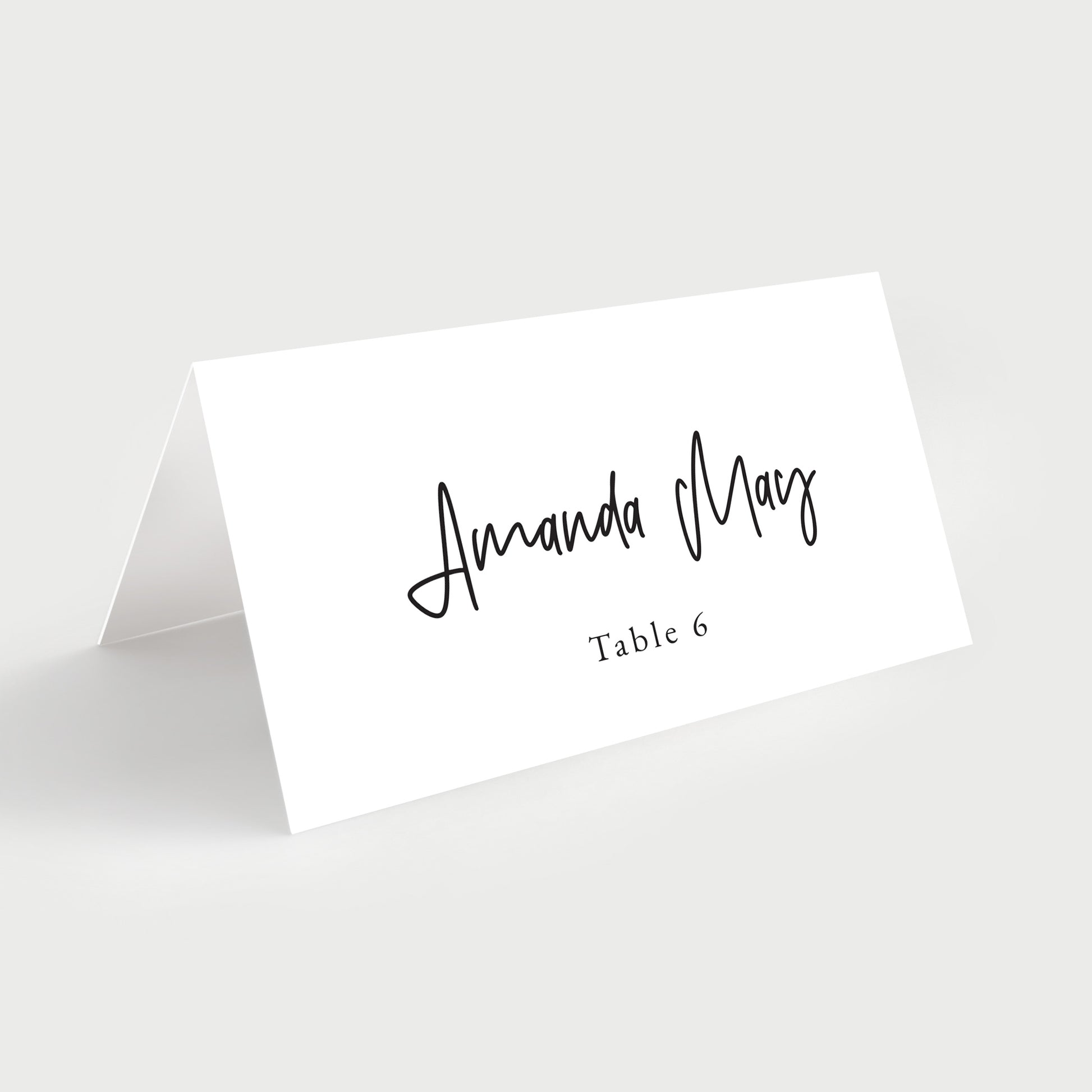 Simple Name Place Cards