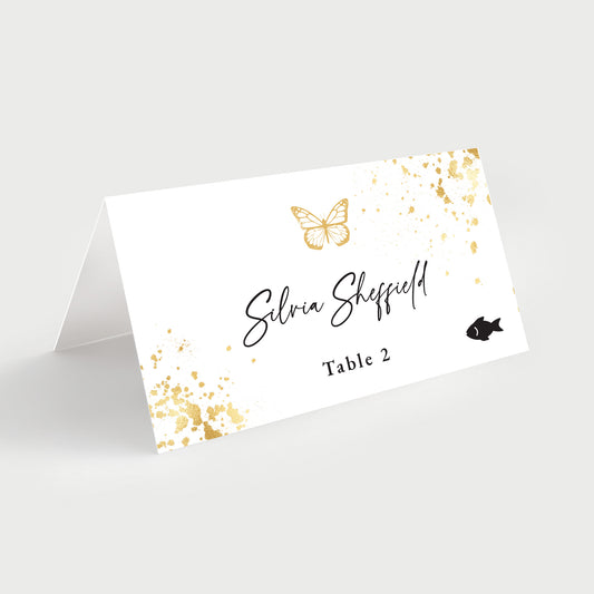 Butterfly Place Cards personalized.