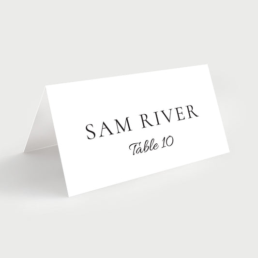 Modern Name Place Cards