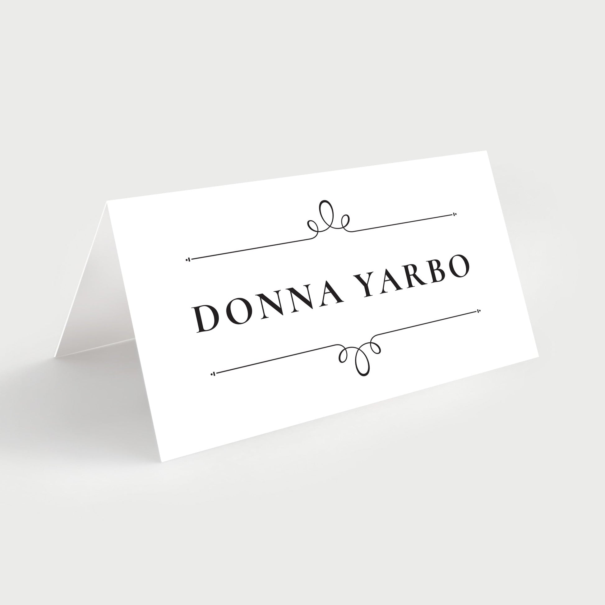 Vintage Name Place Cards