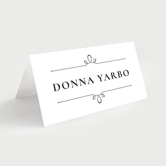 Vintage Name Place Cards