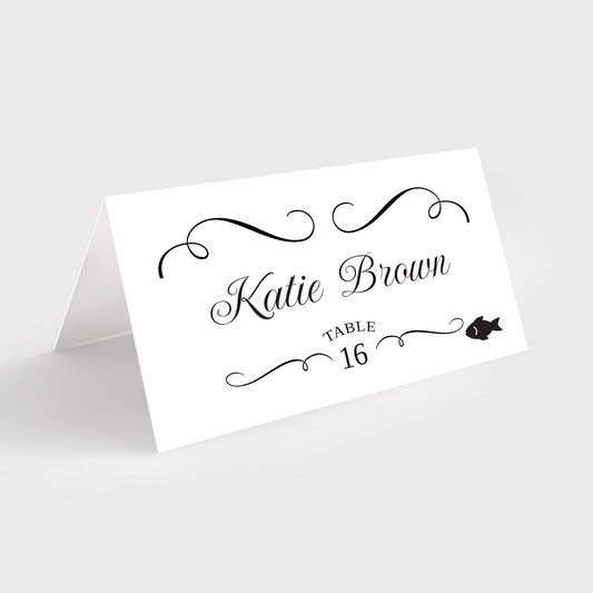 Table Wedding Name Cards